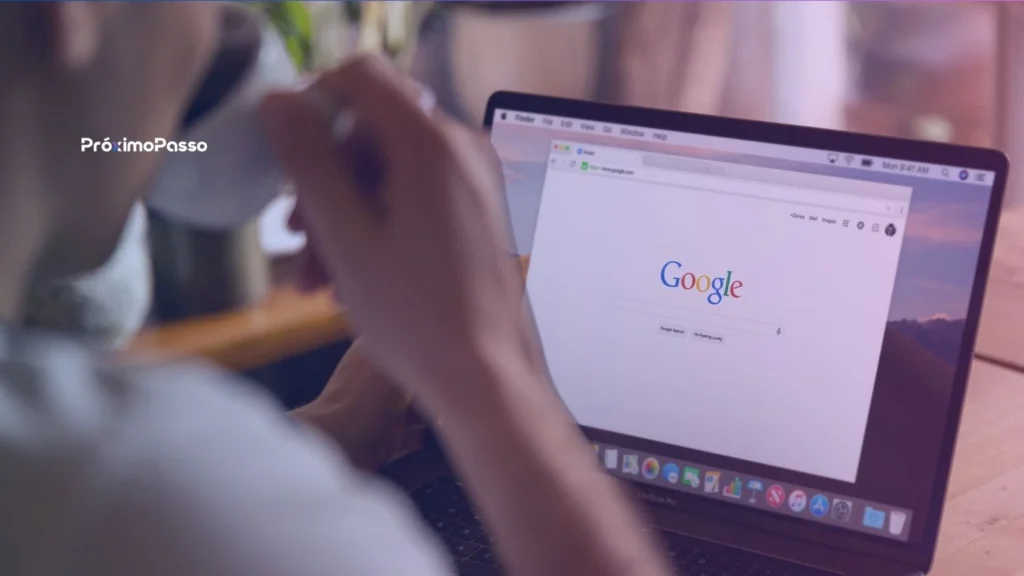 topo do Google